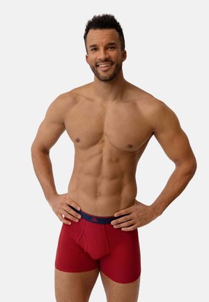 WITH FLY 6 PACK - Badeshorts - black/red/red/navy