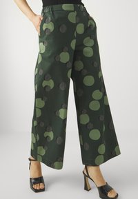 Max Mara Leisure Kalhoty - dark green