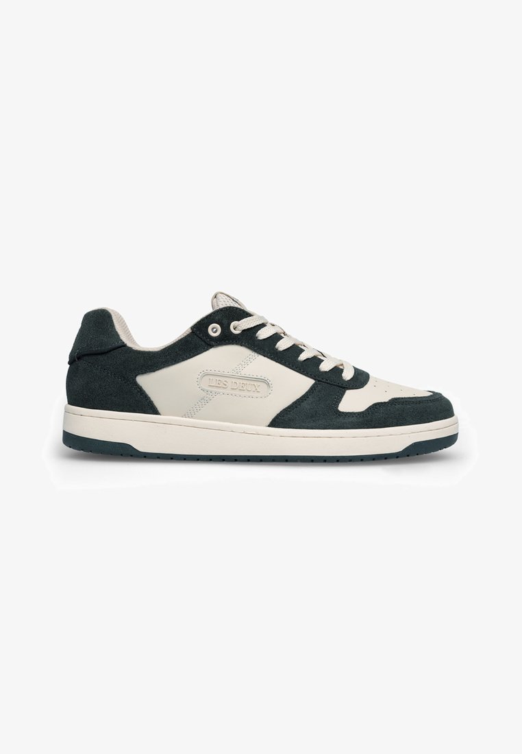 Les Deux WRIGHT - Sneakers laag - white/pine green