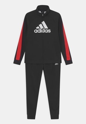 SET UNISEX - Trainingsanzug - black/vivid red/white