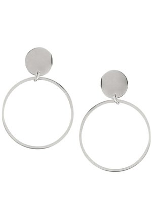 CIRCLE HOOPS - Ohrringe - silberfarben