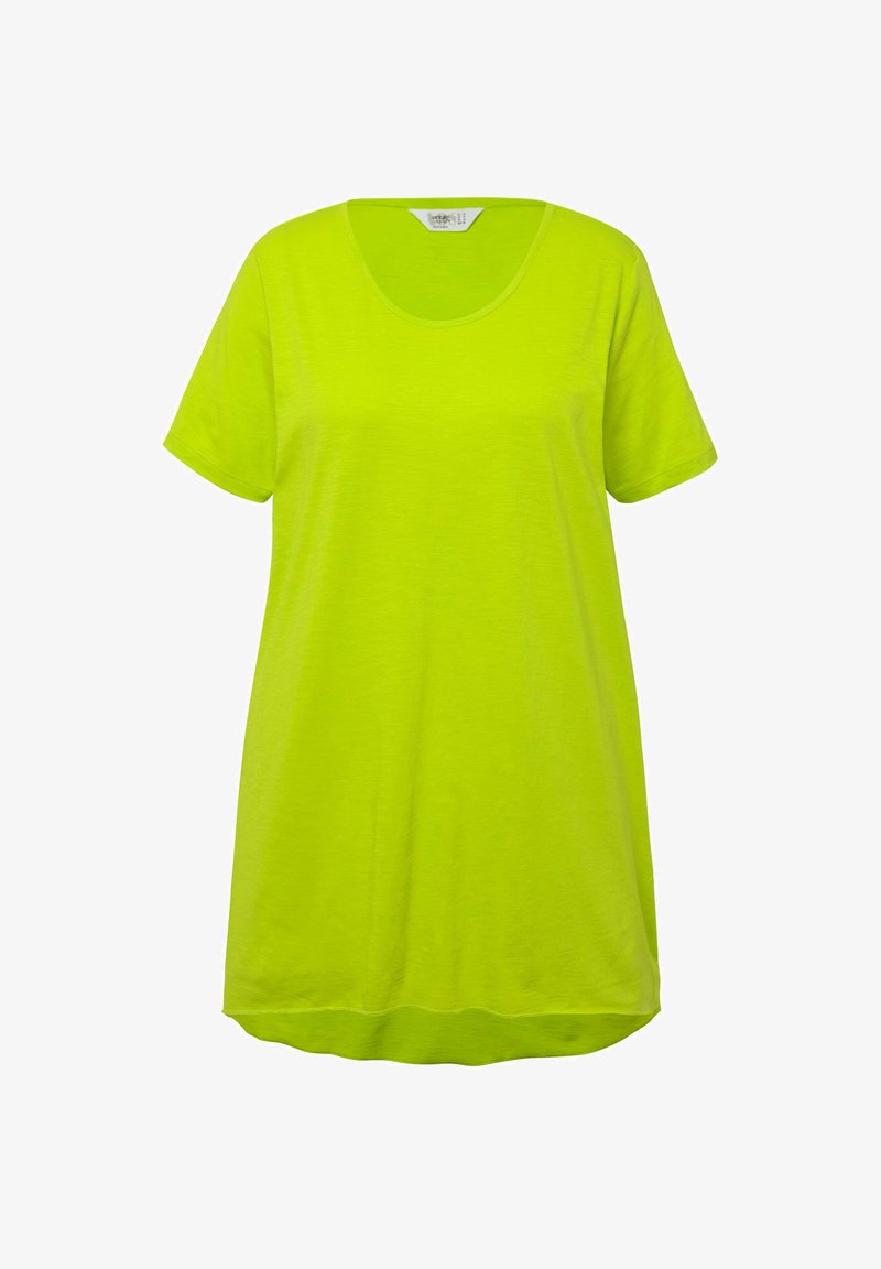 Angel of Style LONGSHIRT, RUNDHALS, HALBARM, GERUNDETER SAUM - Basic T-shirt - lime/green - Zalando Angel of Style LONGSHIRT, RUNDHALS, HALBARM, GERUNDETER SAUM - Basic T-shirt - lime/green - Zalando