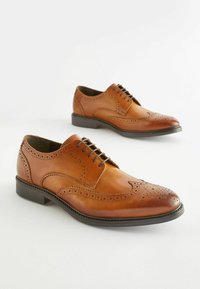 Next DERBY BROGUES STANDARD - Klassiset nauhakengät - tan brown