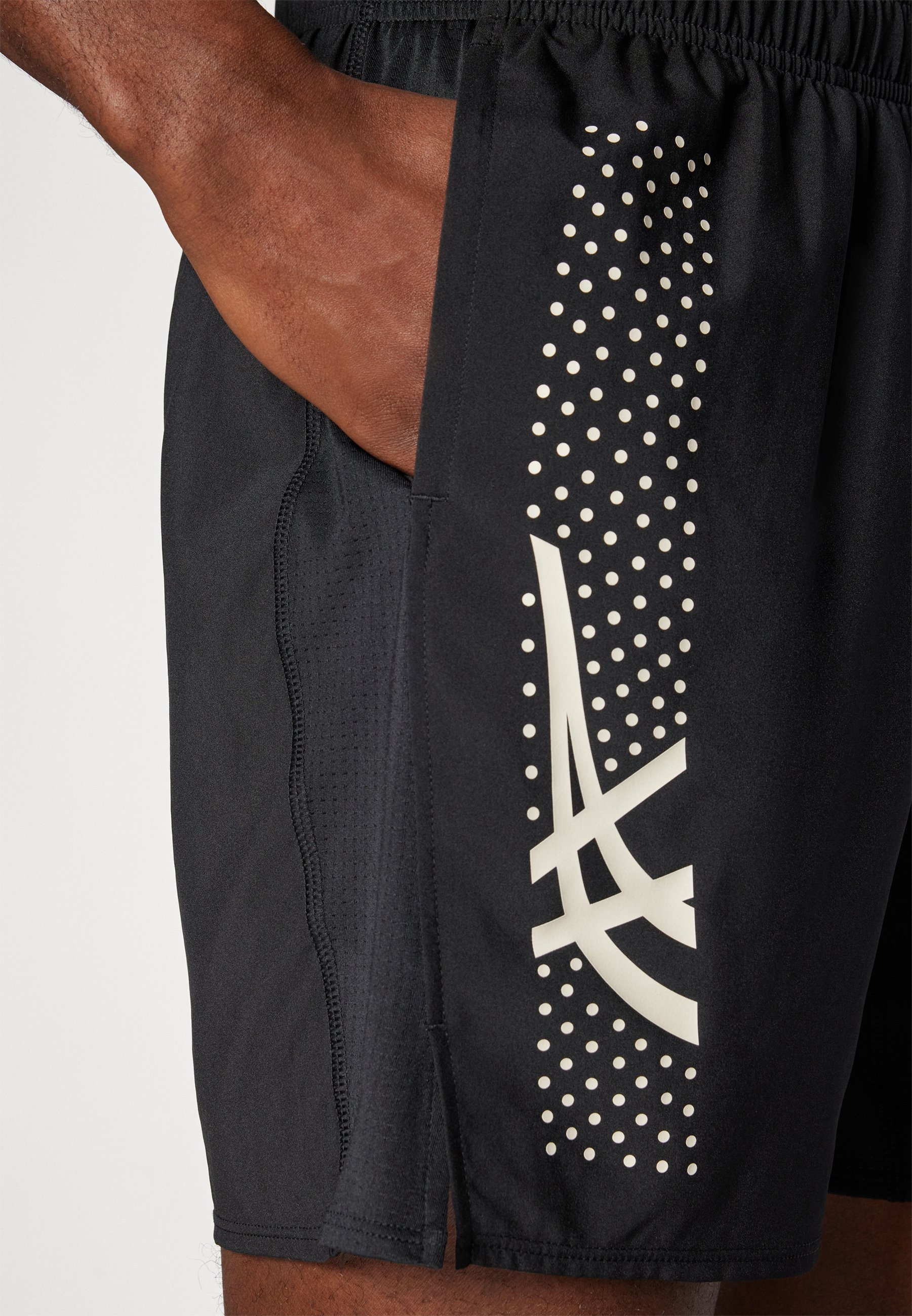 ASICS ICON - Sports shorts - performance black/black - Zalando.co.uk