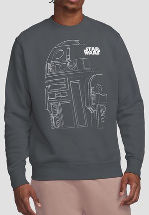Star Wars, STAR WARS R2D2 OUTLINE - Sweatshirt - anthracite