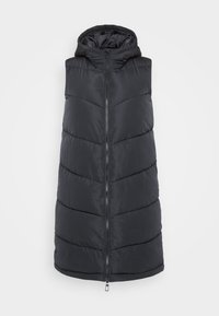 CARALINA LONG WAISTCOAT - Veste sans manches - black