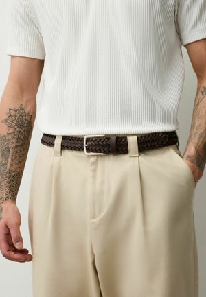 Next, Flechtgürtel - chocolate brown