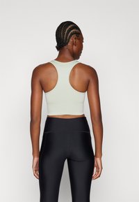 ONLY Play ONPDAISY-2 SEAM LONG BRA - Sportski grudnjak sa srednje jakom potporom - aqua gray