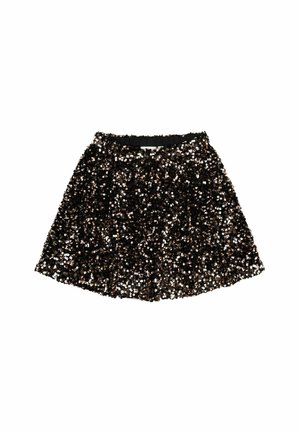MARLIN SEQUIN - A-linjekjol - black beauty