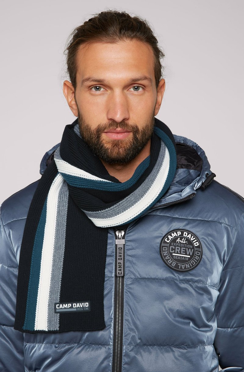 Camp David MIT STREIFEN DESIGN Schal black/schwarz Zalando.ch