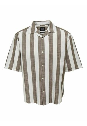 ONSTES SLUB STRIPE SHIRT - Hemd - teak