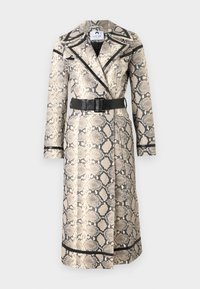 PYTHON PRINTED  - Veste en cuir - grege