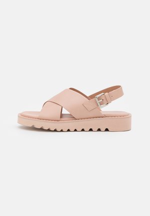 Platform sandals - beige