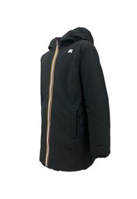 K-Way WARM DOUBLE - Cappotto invernale - black pure - violet dk purple