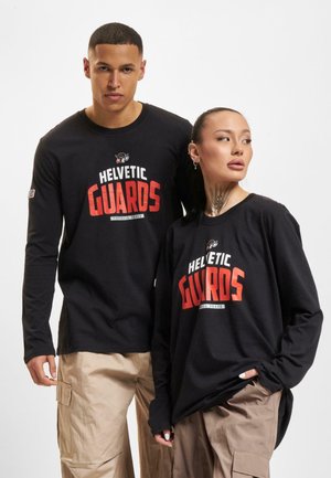 DEFSHOP X EUROPEAN LEAGUE OF FOOTBALL HELVETIC GUARDS  - Top s dlhým rukávom - black
