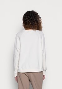 Marc O'Polo DENIM RAGLAN LONGSLEEVE SLITS AT SIDESEAM - Camisola - pistachio shell