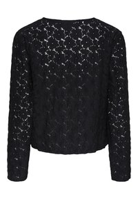 Pieces PCRANESSA TIE CARDIGAN - Casaco de malha - black