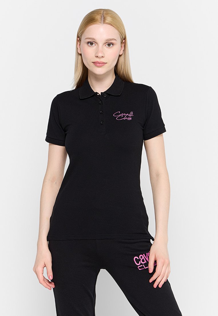 Cavalli Class Poloshirt zwart Cavalli Class Poloshirt zwart