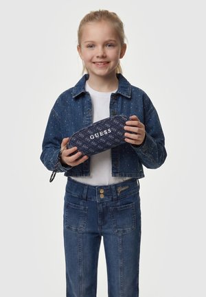 Guess, ALLOVER PENCIL CASE UNISEX - Penalhuse - mehrfarbig grundton blau