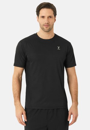 T-Shirt basic - black plain