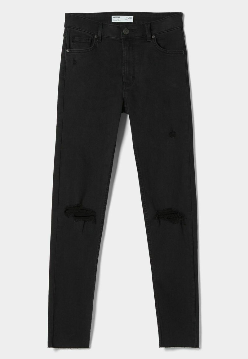 Bershka Jeans Skinny Fit zwart