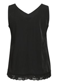 Kaffe Curve Blus - mottled black