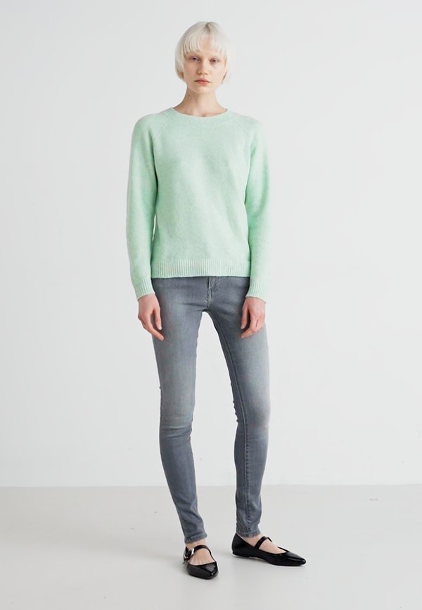 VMDOFFY LS O-NECK NOOS - Jumper - hellgrün2