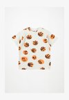 RILEY SHORT SLEEVES UNISEX - T-Shirt print - beige/orange