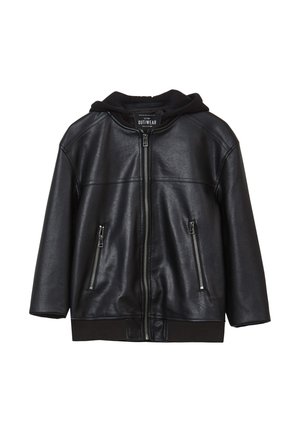 Calliope CON CAPPUCCIO - Sweat zippé - nero ultrablack
