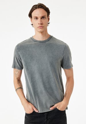 CREW NECK  - T-Shirt basic - anthracite