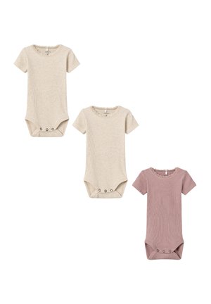 3-ER STÜCK SET NBFKAB - Body - beige-2