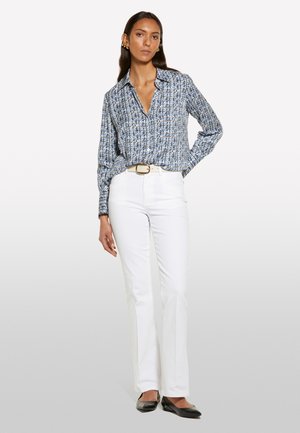 Sisley, FLARE FIT  - Trousers - white
