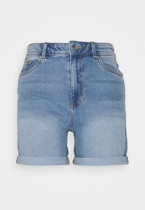 VMJOANA MOM - Shorts di jeans - light blue denim