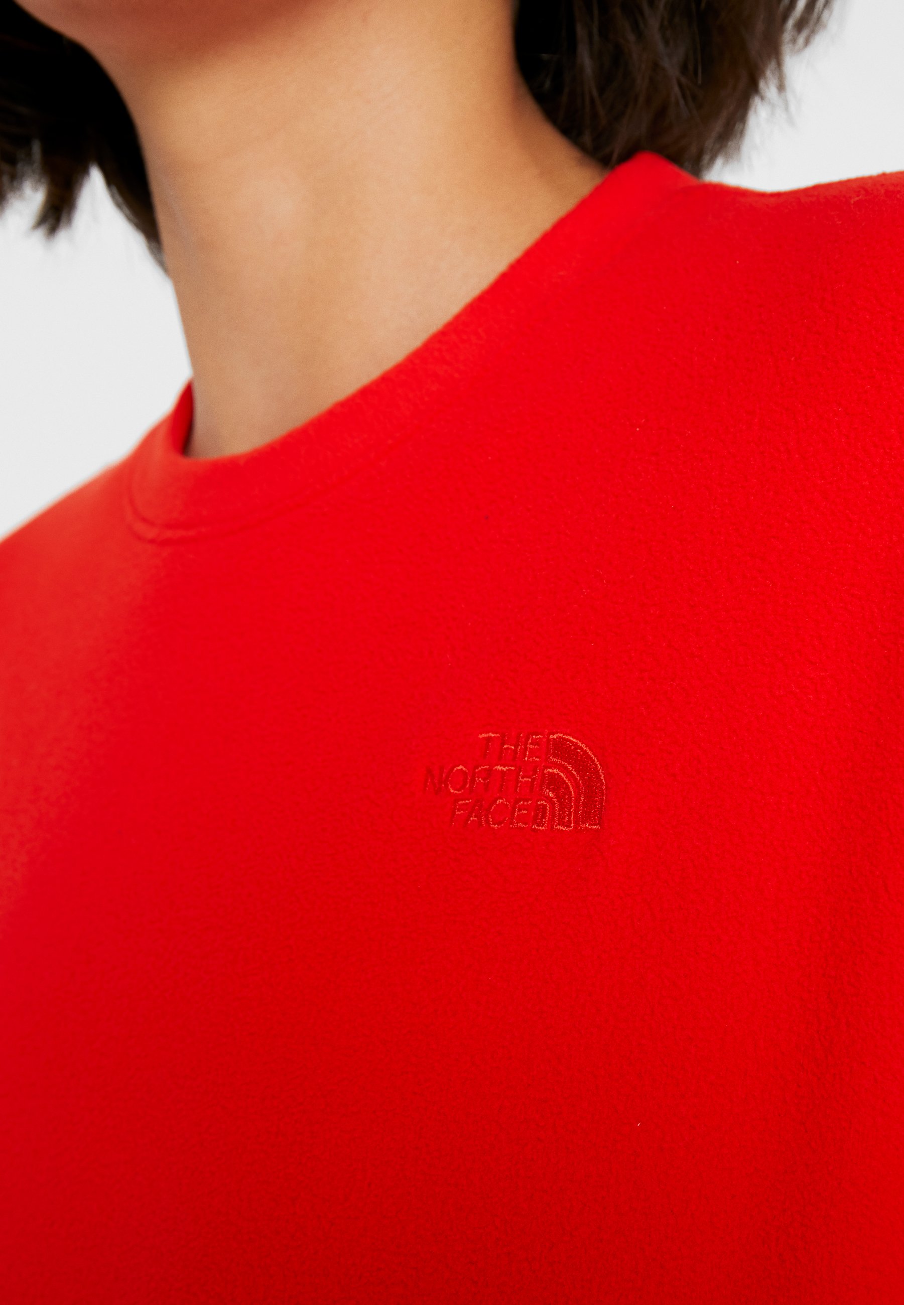 north face red jumper