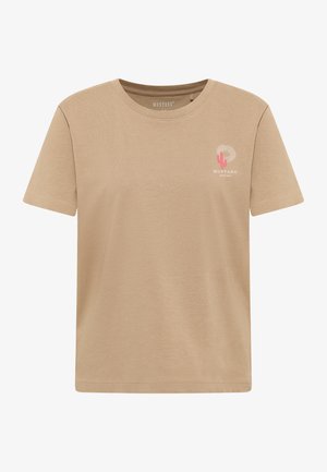 Mustang, HALBARM- STYLE FLORIS - T-shirt imprimé - braun