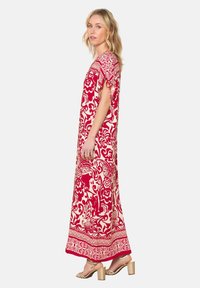 LolaLiza WITH FLOWERS - Maxi dress - red lipstick