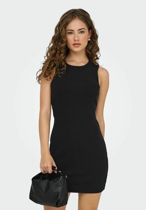 MIDI - Robe fourreau - black