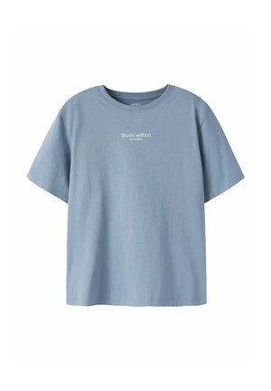Name it NKMBRODY SS NREG TOP NOOS - T-shirts print - ashley blue