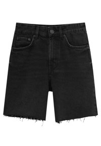 PULL&BEAR Short en jean - mottled black