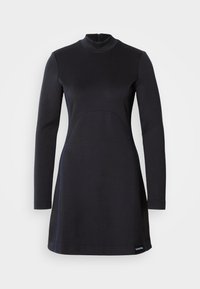 FIT AND FLARE DRESS - Trikoomekko - black