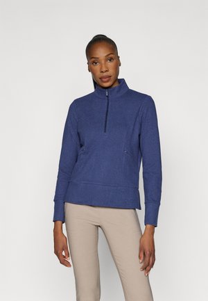 MICRO PULLOVER - Sudadera - peacoat heather