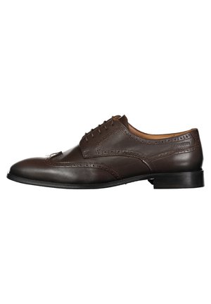 ANZUGS - BUDAPESTER - Zakelijke veterschoenen - dark brown