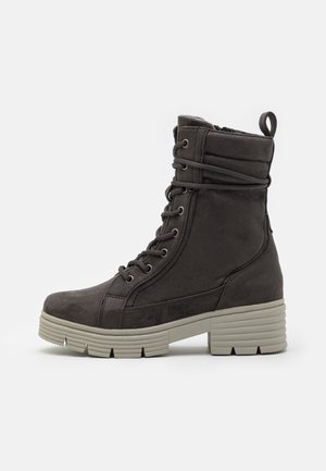 Bottines à plateau - asphalt