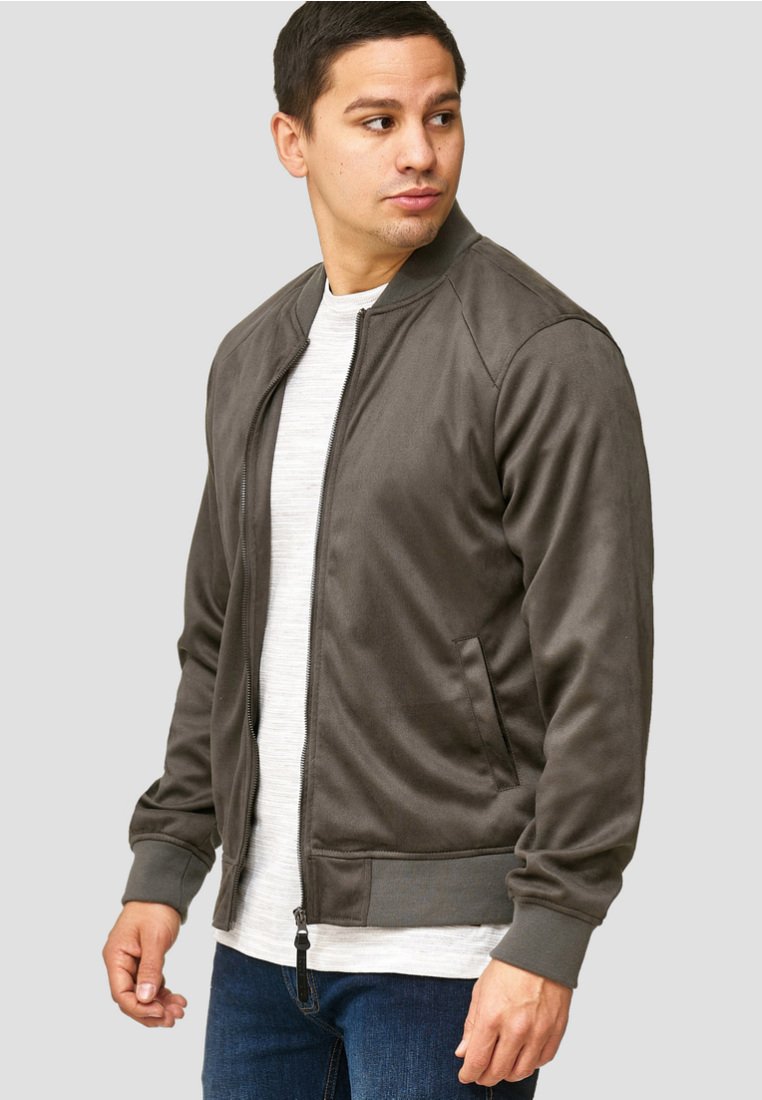 INDICODE JEANS WAYNE - Veste en similicuir - dark grey