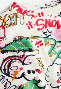 Next CHRISTMAS GRAFFITI PRINT LONG SLEEVE - Sweatshirt - multi