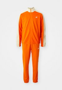 CLUB - Tracksuit - safety orange/light khaki