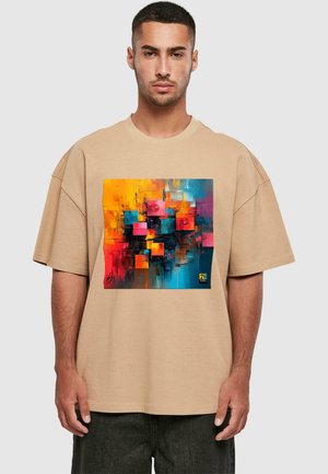 ABSTRACT ART - Print T-shirt - unionbeige