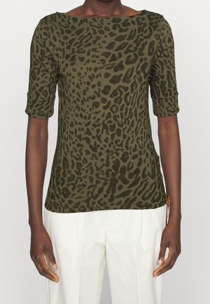 Top s dlouhým rukávem - dark green