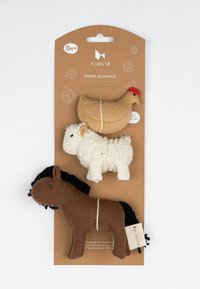 Fabelab POCKET FRIEND - FARM ANIMALS - Plišana igračka - multi colours