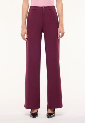Terranova, PANTALONE LUNGO TINTA UNITA - Pantaloni - vinaccia